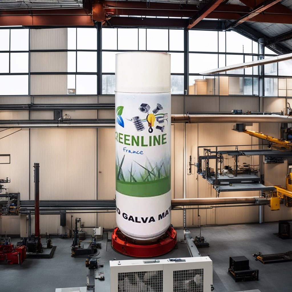 AÉRO GALVA MAT 400ML –  PEINTURE DE GALVANISATION A FROID MAT