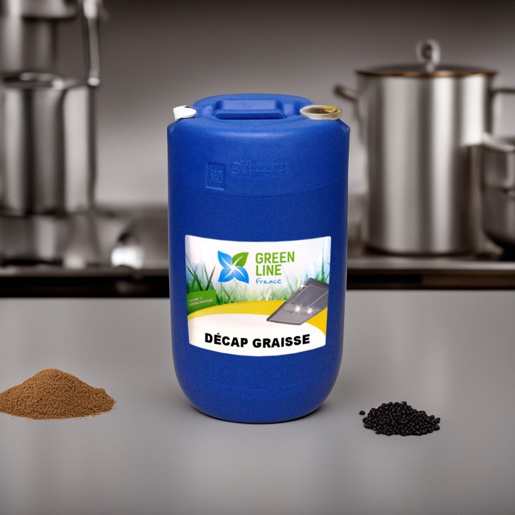 DÉCAP GRAISSE 30L – SUPER DEGRAISSANT DE SÉCURITÉ SOLUBLE À L’EAU, AGRÉÉ CONTACT ALIMENTAIRE