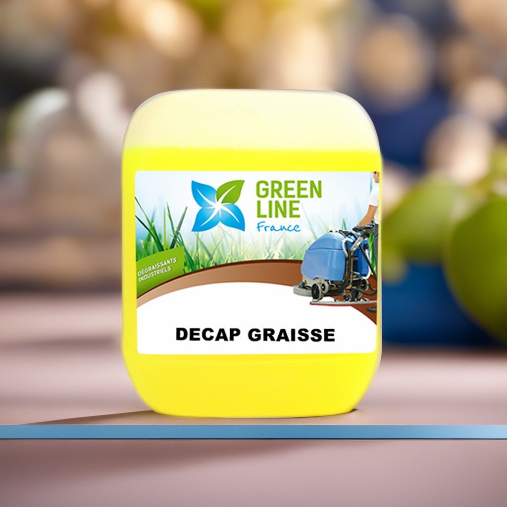 DÉCAP GRAISSE 5L – SUPER DEGRAISSANT DE SÉCURITÉ SOLUBLE À L’EAU, AGRÉÉ CONTACT ALIMENTAIRE
