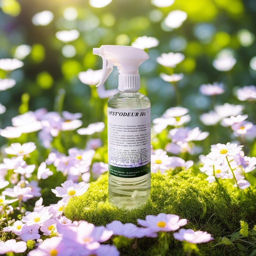 DEST’ODEUR HOM 500ML – DESTRUCTEUR D’ODEUR CURATIF ET BACTÉRIOSTATIQUE