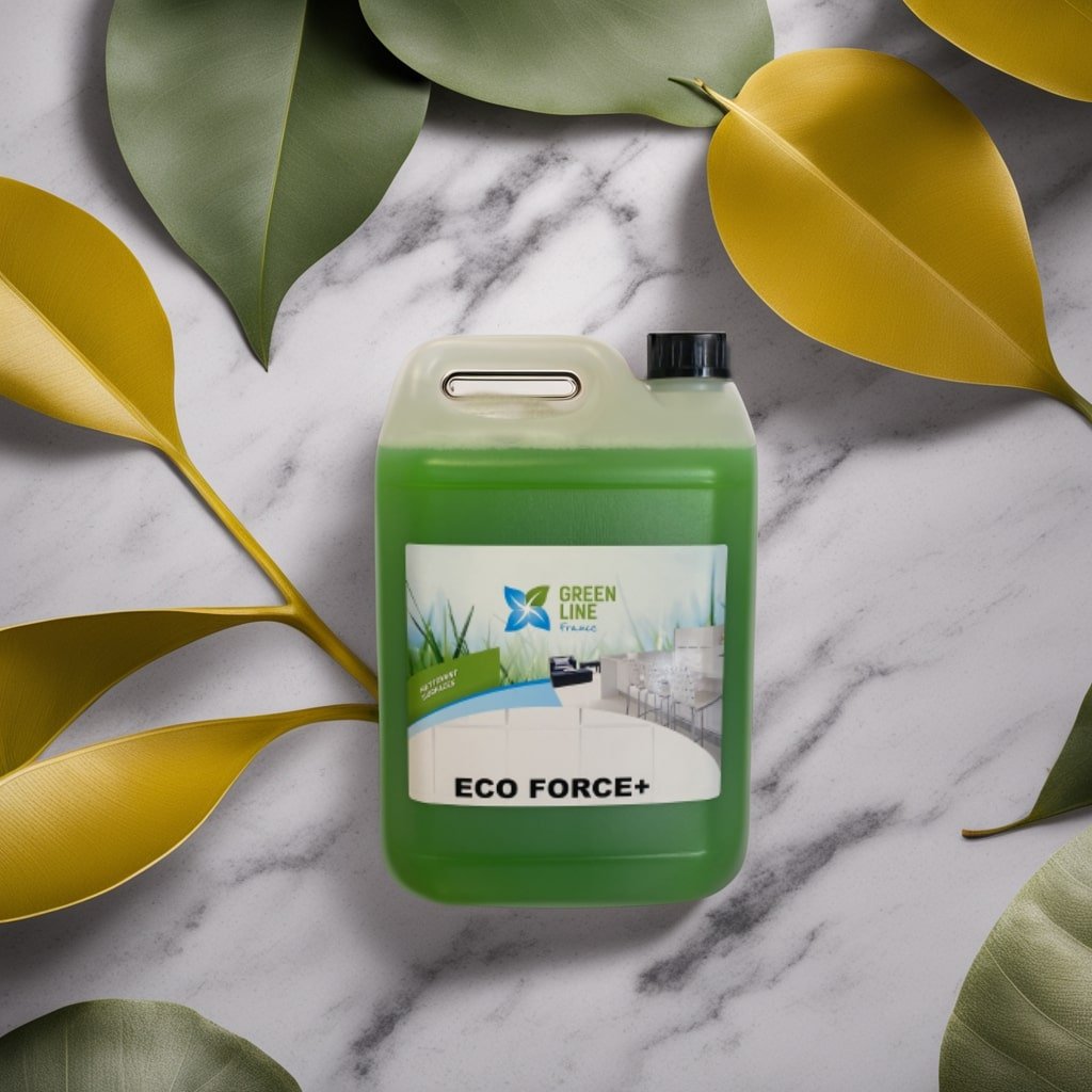 ECO FORCE + 5L – DÉGRAISSANT, NETTOYANT, DÉSODORISANT AGRÉÉ CONTACT ALIMENTAIRE
