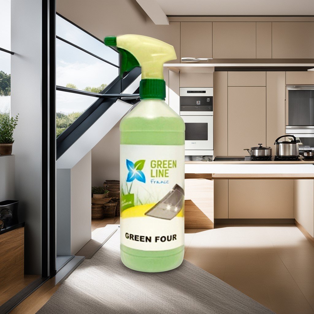 GREEN FOUR 1L – DÉCAPANT DÉGRAISSANT ALIMENTAIRE BIODÉGRADABLE