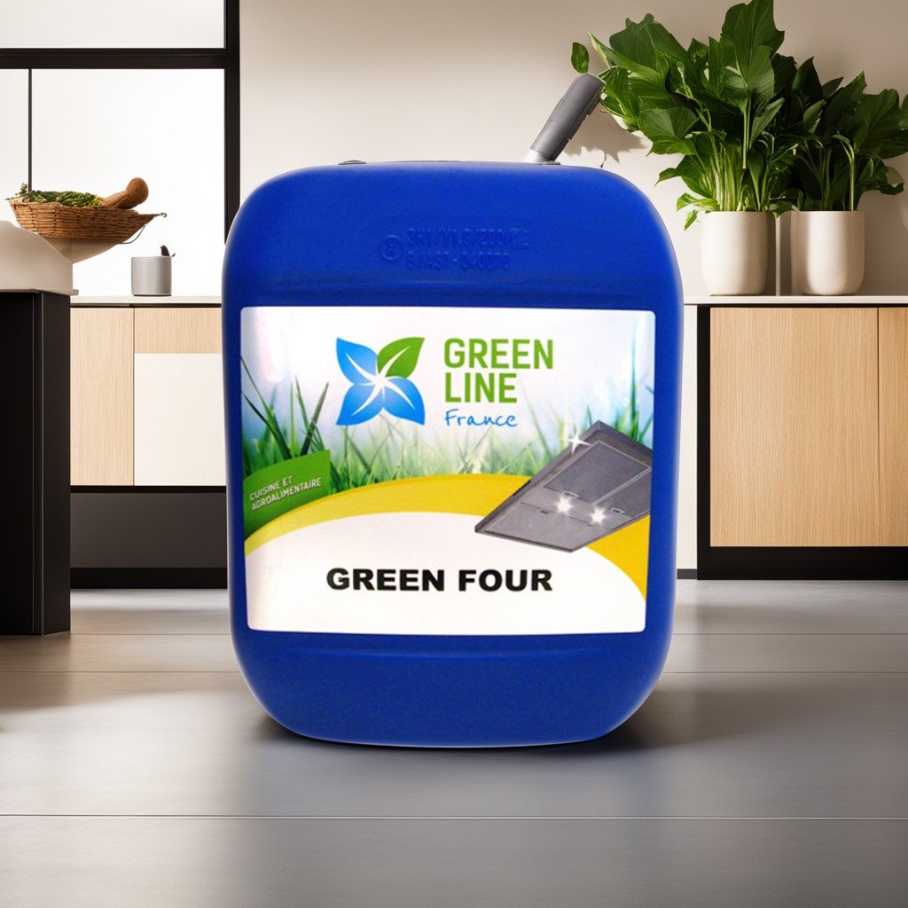 GREEN FOUR 5L – DÉCAPANT DÉGRAISSANT ALIMENTAIRE BIODÉGRADABLE