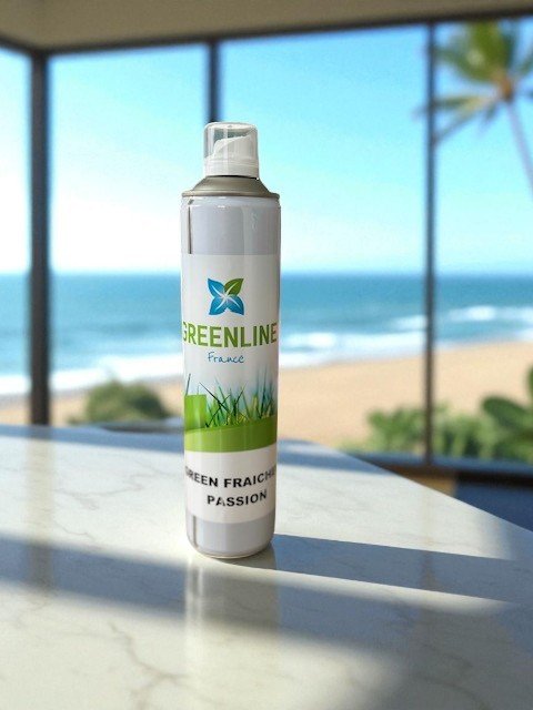 GREEN FRAICHEUR PASSION 600ML – DÉSODORISANT ATMOSPHÈRIQUE SÉCURITAIRE ET NON TOXIQUE