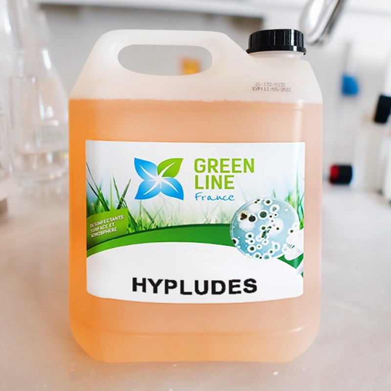 HYPLUDES 5L – NETTOYANT/DÉGRAISSANT/DÉSINFECTANT HAUT DE GAMME, AGRÉE CONTACT ALIMENTAIRE