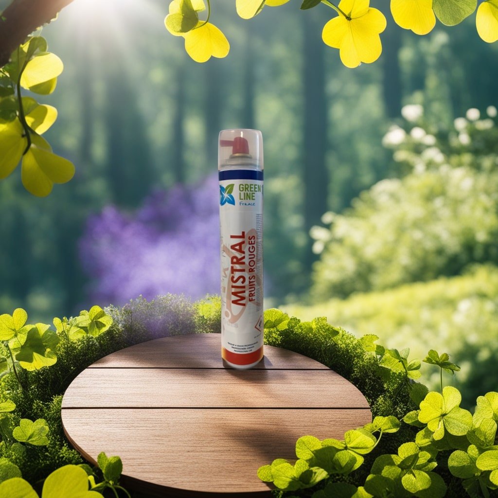 MISTRAL FRUITS ROUGES 600ML – DESTRUCTEUR D’ODEUR MOLÉCULAIRE ASTMOSPHÉRIQUE POUR GRANDS VOLUMES