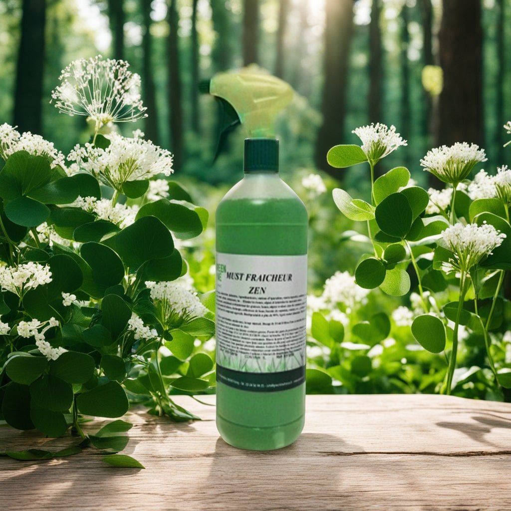 MUST FRAÎCHEUR ZEN PULVERISATEUR 1L – DÉSODORISANT DÉGRAISSANT DESTRUCTEUR D’ODEUR