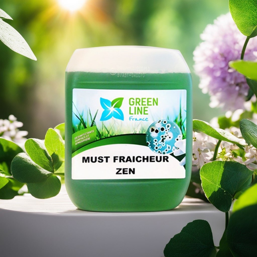 MUST FRAÎCHEUR ZEN 5L – DÉSODORISANT-DÉGRAISSANT DESTRUCTEUR D’ODEUR