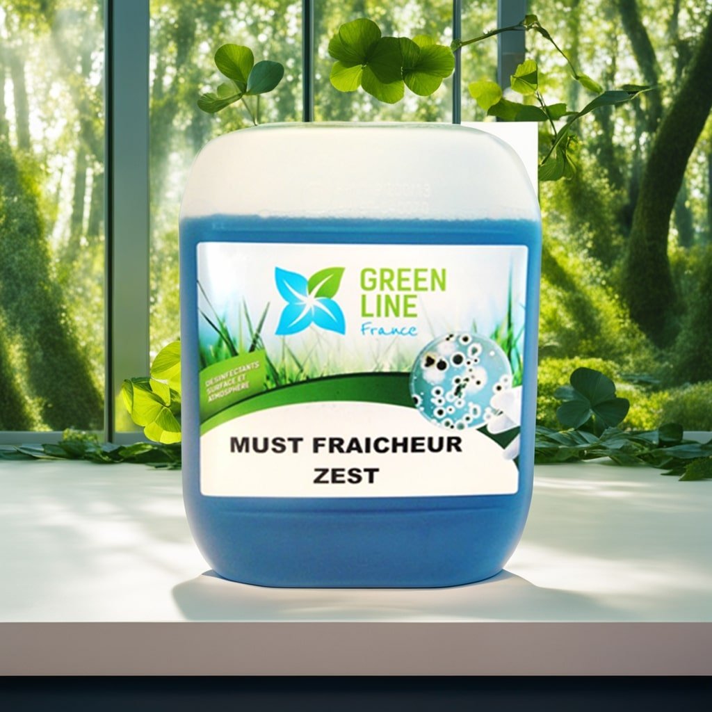 MUST FRAÎCHEUR ZEST 5L – DÉSODORISANT-DÉGRAISSANT DESTRUCTEUR D’ODEUR