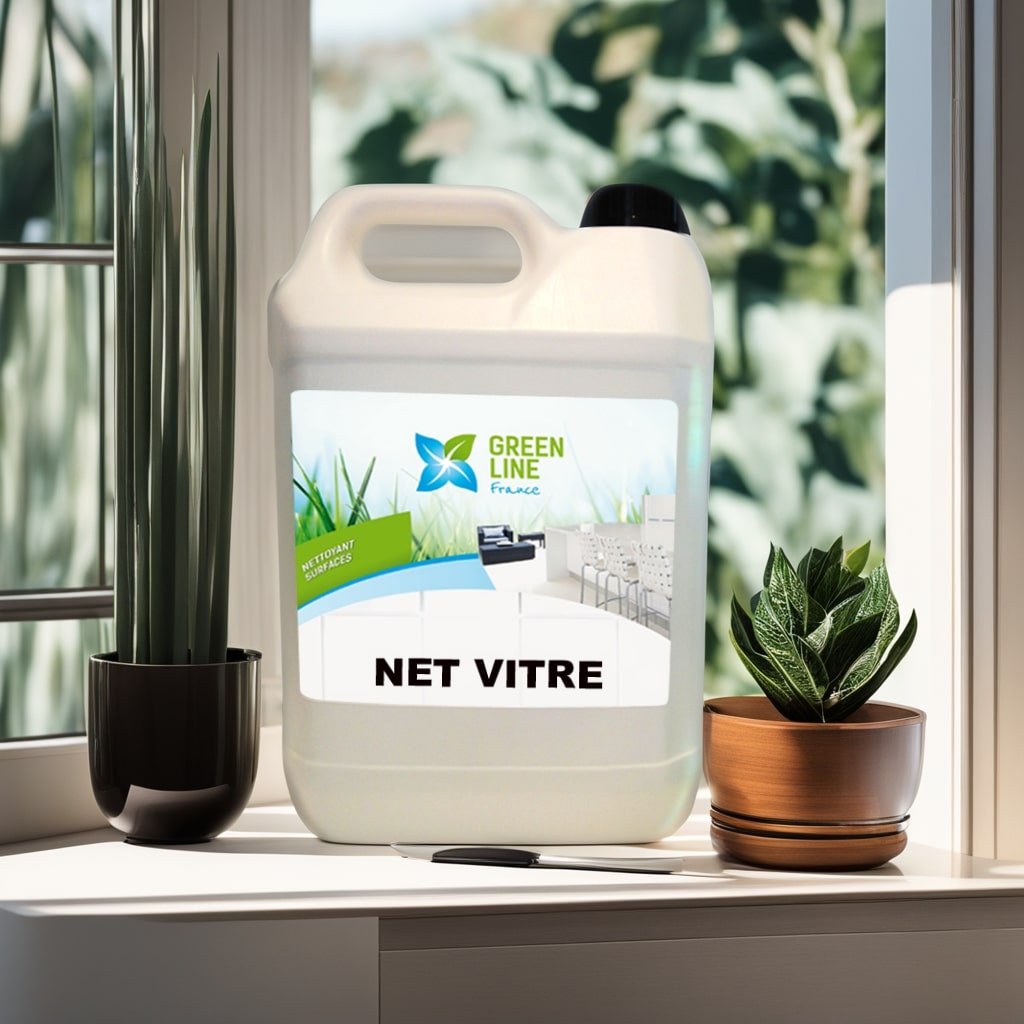 NET VITRES 5L – NETTOYANT VITRES et SUPPORTS MODERNES «Prêt à l’emploi»