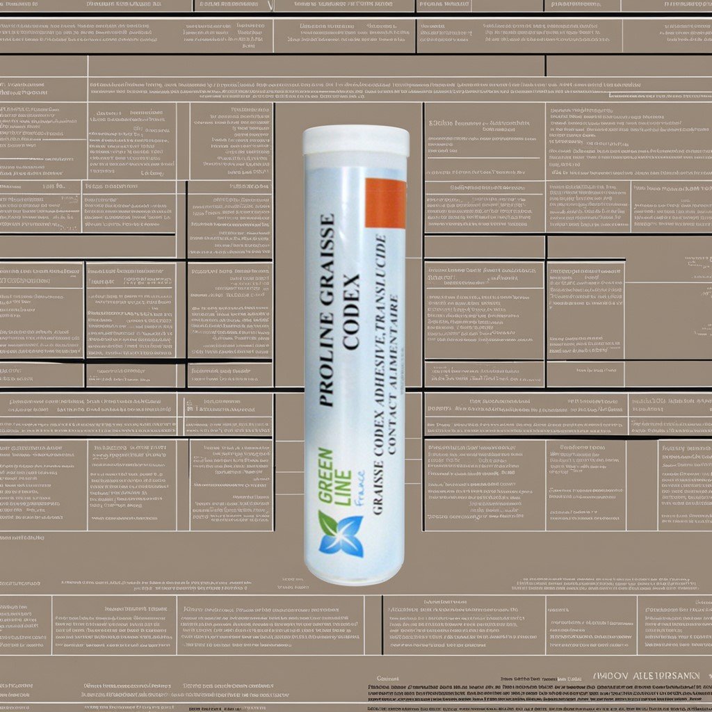 PROLINE GRAISSE CODEX 310ML – GRAISSE CODEX ADHÉSIVE TRANSLUCIDE CONTACT ALIMENTAIRE