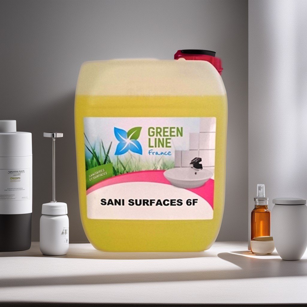 SANISURFACE 6F 5L – DÉTERGENT ACIDE BACTÉRICIDE PRÊT À L’EMPLOI